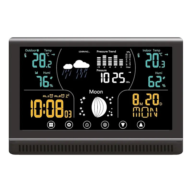 Winner Group - Meteostanice s LCD barevným displejem a budíkem 5xAAA Ověřený