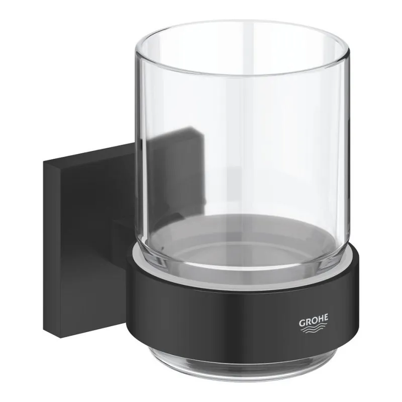 Nízká Cena GROHE 410972430 - Sklenička s držákem START CUBE černá