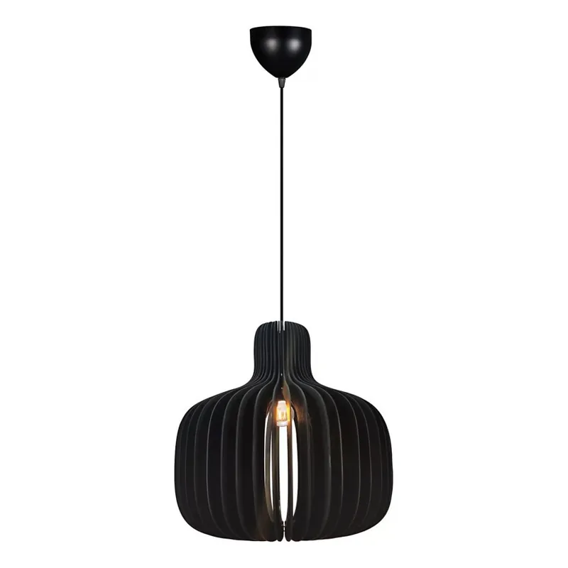 Nordlux - Lustr na lanku HAZO 1xE27/60W/230V černá Bezpečná Platba