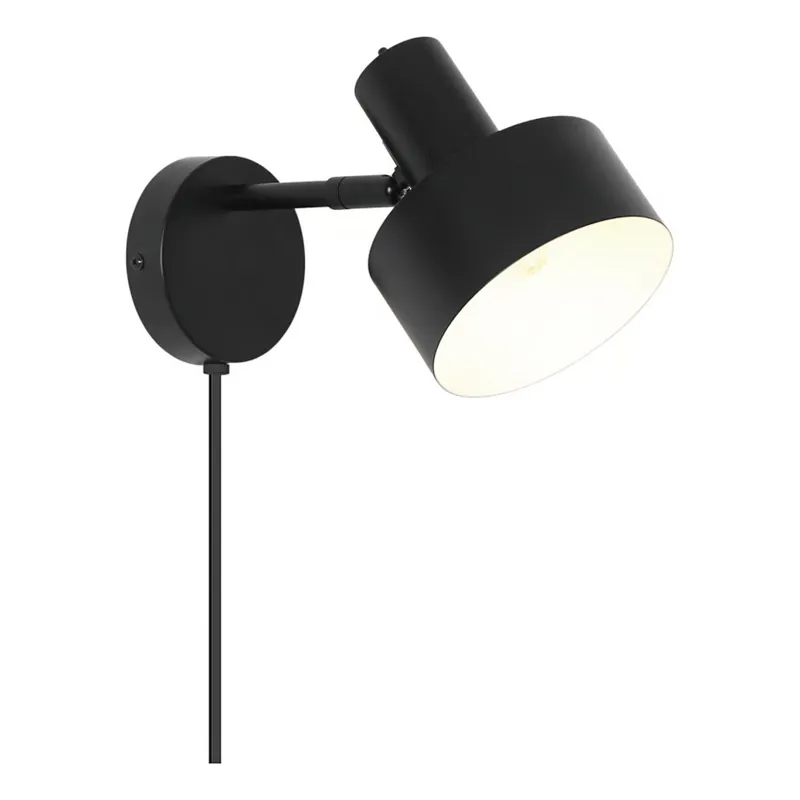 Časově Omezené Nordlux - Nástěnné svítidlo MATIS 1xE27/15W/230V černá