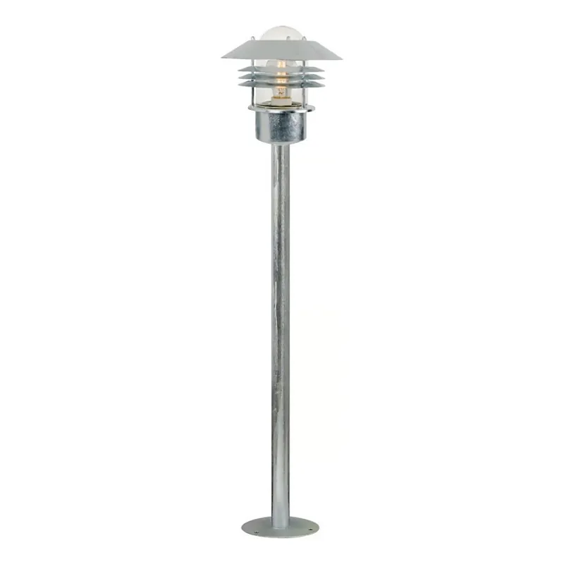 Nordlux - Venkovní lampa VEJERS 1xE27/60W/230V IP54 stříbrná 92 cm Novinka