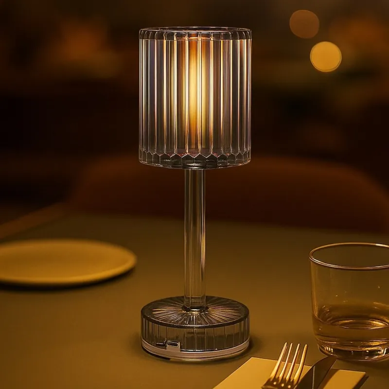 LED Nabíjecí dotyková stolní lampa SIMPLE LED/1W/5V 3000-6000K 2400 mAh kouřová šedá Cenový Hit