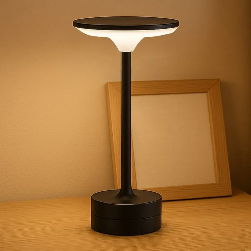 LED Nabíjecí dotyková stolní lampa TAVOLO LED/2,5W/5V 2400 mAh 3000-6000K černá Sleva
