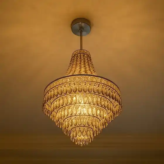 Lustr na tyči CORAL 3xE14/40W/230V pr. 36 cm Super Cena