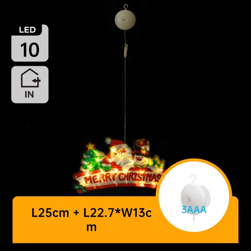 Výhodná Nabídka Aigostar - LED Vánoční dekorace 10xLED/3xAAA veselé vánoce 13 cm