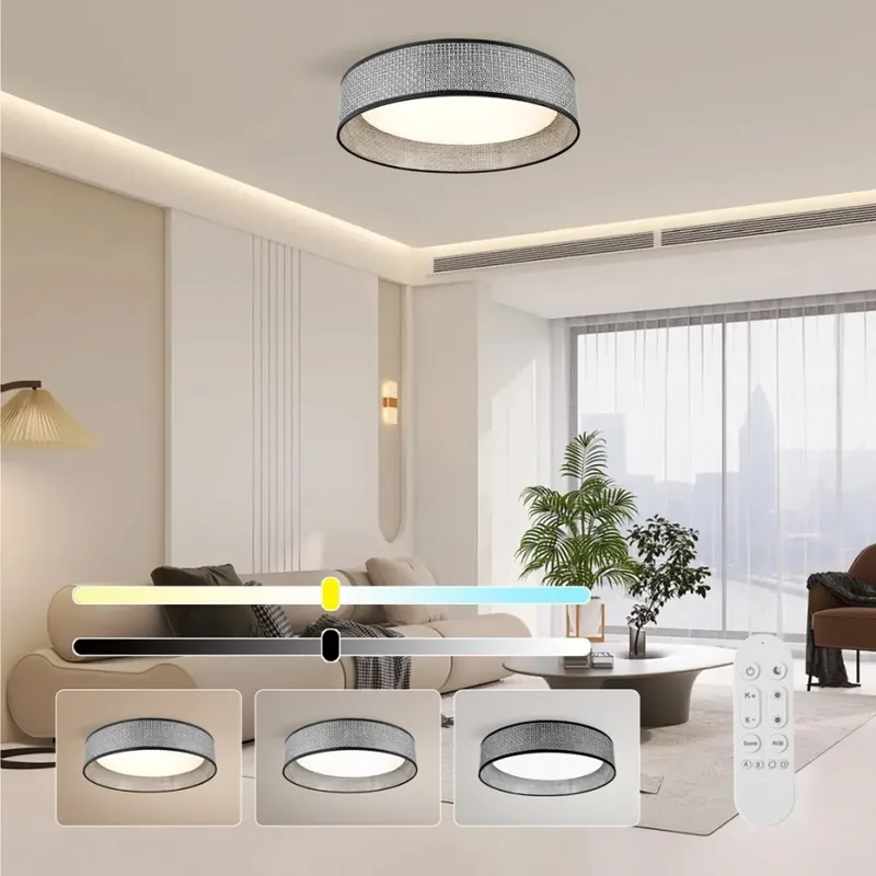 Objednat Nyní Immax NEO 07287L - LED+CCT Stmívatelné stropní svítidlo LONA LED/36W/230V 3000-6000K Wi-Fi Tuya pr. 45,5 cm+ dálkové ovládání