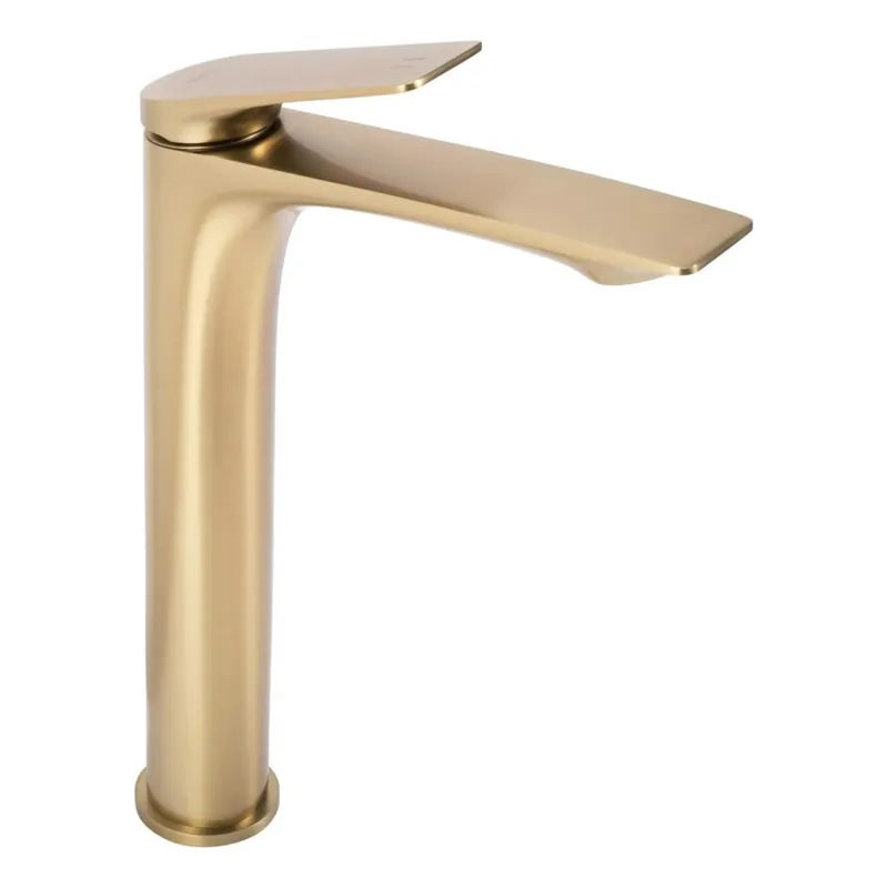 REA-B2705 - Umyvadlová baterie AVALON 30 cm broušená zlatá Autentický