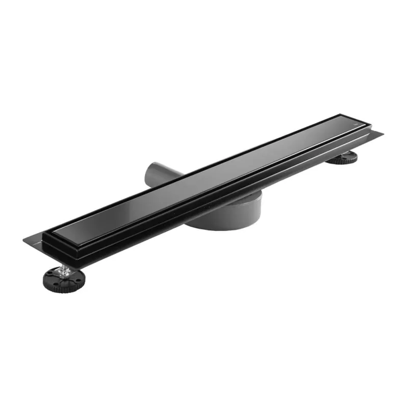 REA-G7803 - Odtokový žlab NEOX PRO 80 cm nerezová ocel/černá Sleva