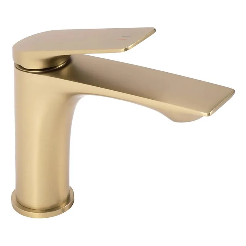 REA-B2703 - Umyvadlová baterie AVALON 16,5 cm broušená zlatá Nejprodávanější