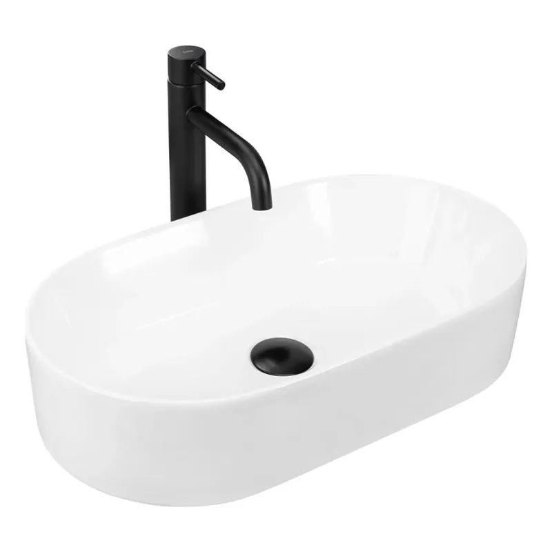 REA-U9108 - Umyvadlo na desku LAYLA 30x53 cm keramika/lesklá bílá Kup Teď