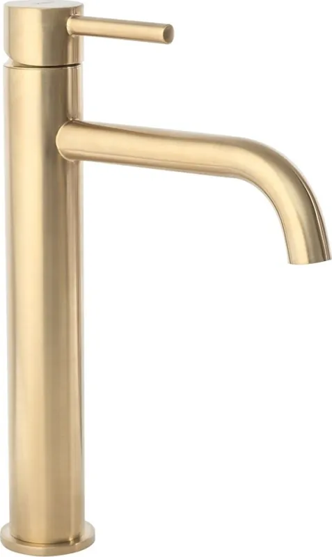 REA-B4526 - Umyvadlová baterie LUNGO 28 cm broušená zlatá Dokud Zásoby Vydrží