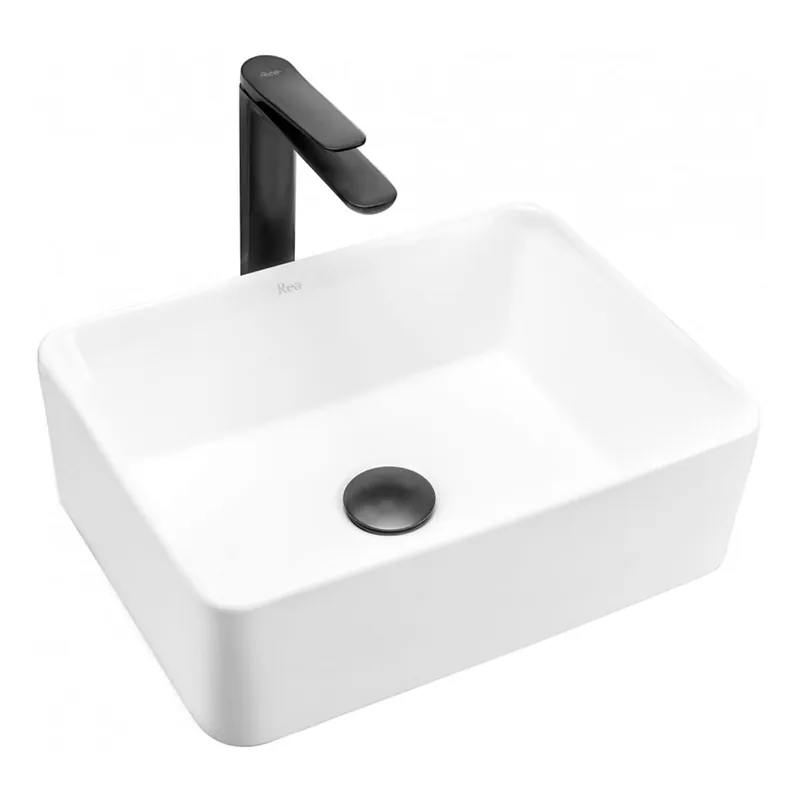 REA-U0952 - Umyvadlo na desku ANITA MINI 31x41 cm keramika/lesklá bílá Akce