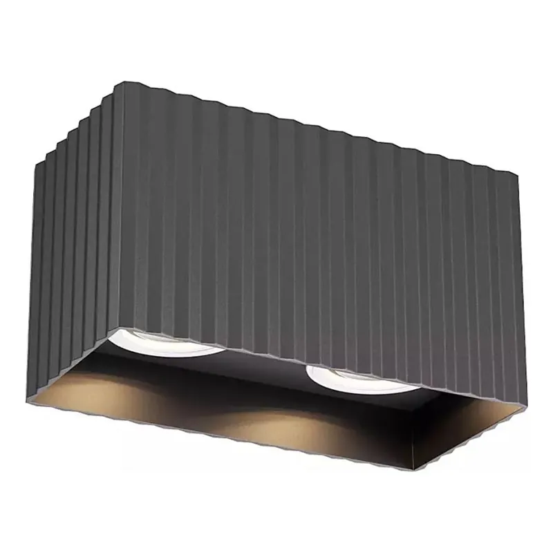Sleva Redo 01-3412 - Bodové svítidlo DELPHI 2xGU10/7W/230V 16,1x8,1 cm černá