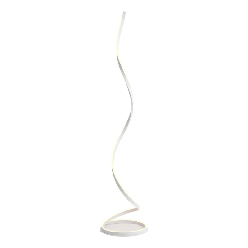 Redo 01-4281 - LED Stmívatelná stojací lampa SCROLL LED/30W/230V 3000K/4000K/6000K CRI 90 bílá Oblíbený