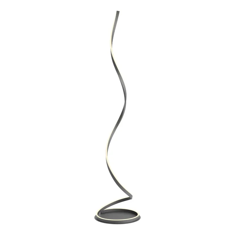 Redo 01-4283 - LED Stmívatelná stojací lampa SCROLL LED/30W/230V 3000K/4000K/6000K CRI 90 černá Nejprodávanější