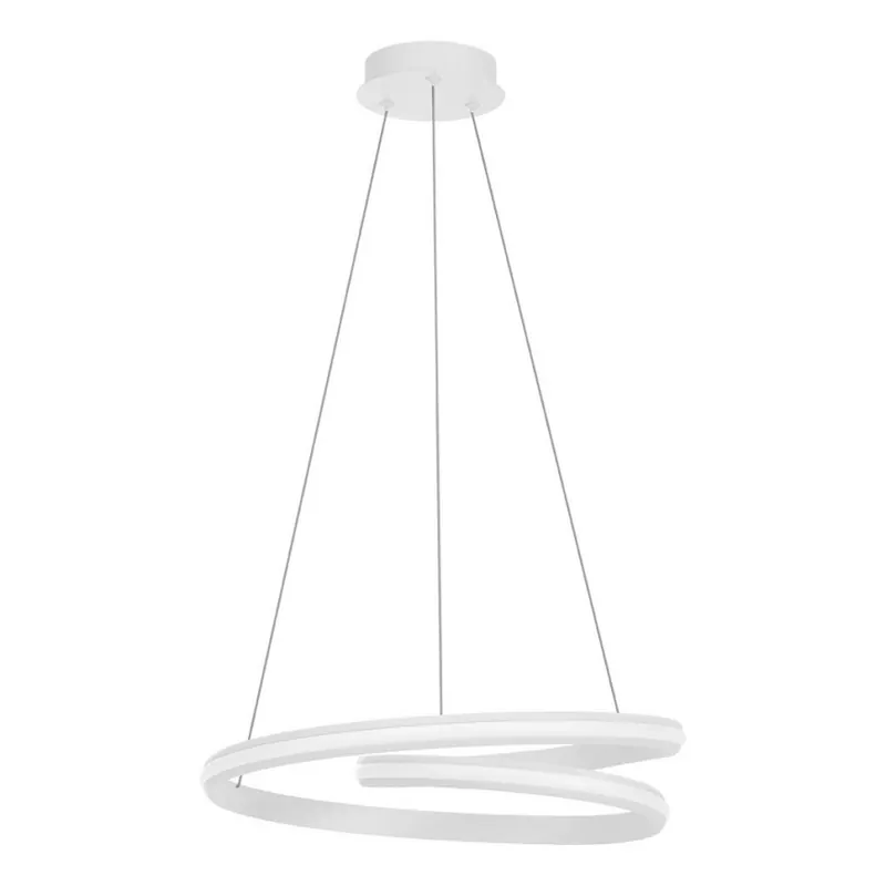 Redo 01-4360 - LED Stmívatelný lustr na lanku TORSION LED/40W/230V 2700/3000/4000K CRI 90 pr. 56 cm bílá Dokud Zásoby Vydrží
