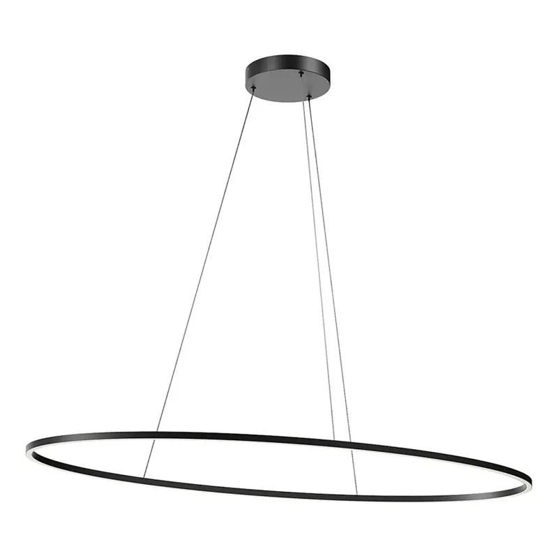 Redo 01-3299 - LED Stmívatelný lustr na lanku LEO LED/67W/230V 3000/4000K CRI 90 60x130 cm černá Zlevněný