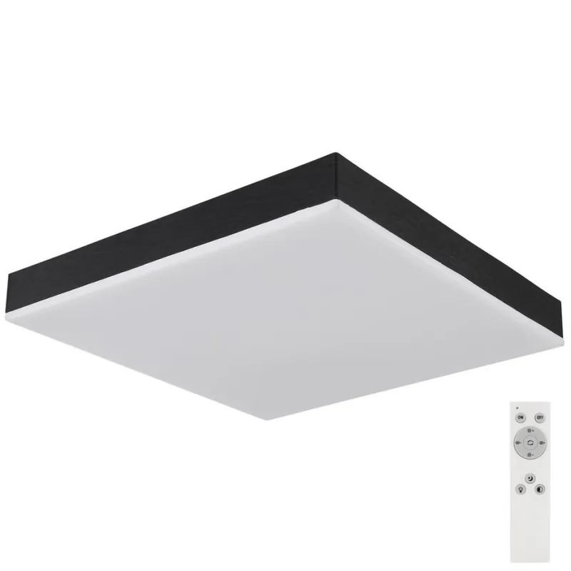 Výprodej Globo - LED Stmívatelné stropní svítidlo LED/24W/230V 2700-6500K černá + dálkové ovládání