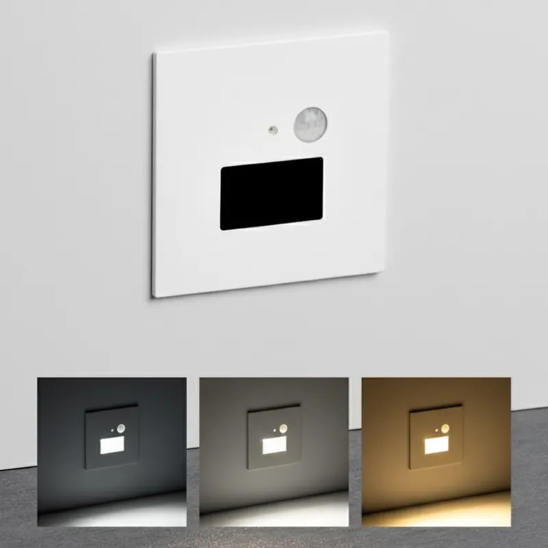 Brilagi - LED Schodišťové svítidlo se senzorem pohybu a soumraku JACK LED/3W/230V 3000/4000/6500K IP65 bílá Autentický