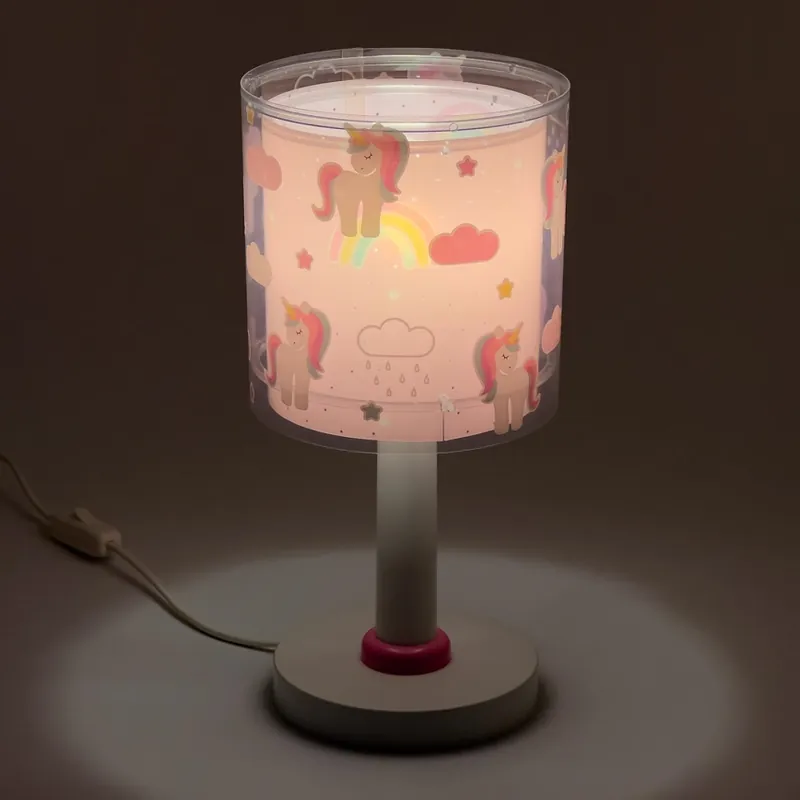 Víkendová Akce Dalber 41591N - LED Dětská lampička UNICORNS 1xG4/4W/230V růžová