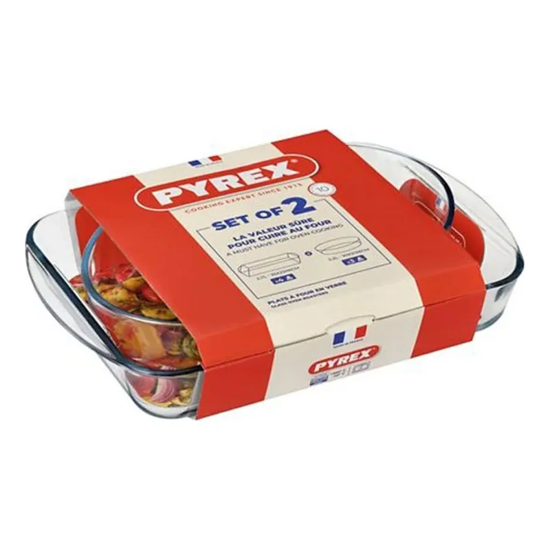 SADA 2x Pekáč PYREX 2,7/2,2 l Pouze Dnes