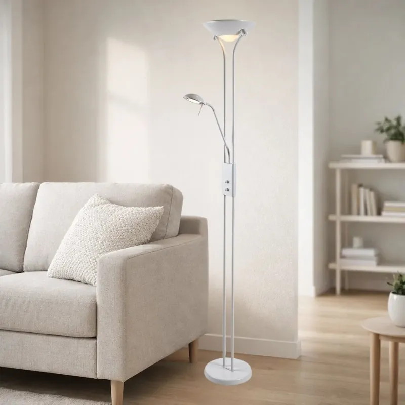 Top Prodej Brilagi - Stmívatelná stojací lampa SCARLETT 1xR7s/230W/230V + 1xG9/40W bílá
