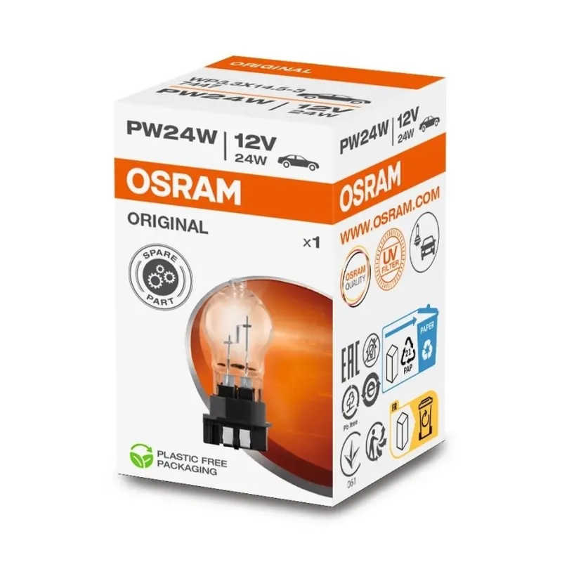 Jen Po Omezenou Doba Autožárovka ORIGINAL WP3.3X14.5-3 PSX PW24W/24W/12V - Osram