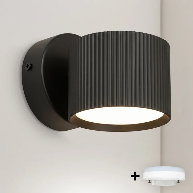 Super Cena Brilagi - LED Nástěnné bodové svítidlo STRIPY 1xGX53/15W/230V černá