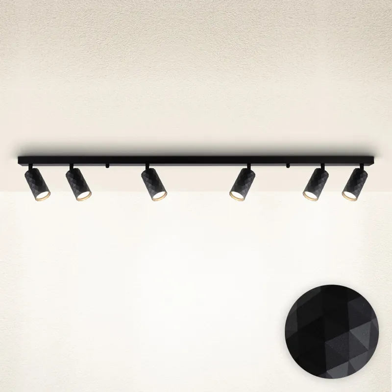 Brilagi - Bodové svítidlo SELE DIAMANT 6xGU10/30W/230V černá Objednat Nyní