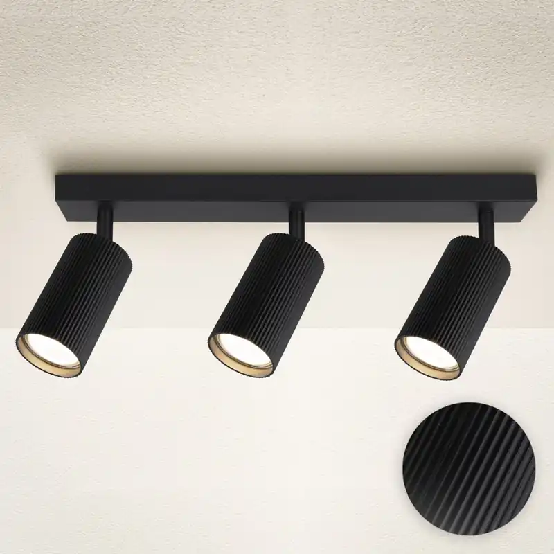 Brilagi - Bodové svítidlo SELE MODERN 3xGU10/30W/230V černá Zlevněný