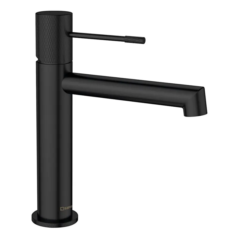 Sapho - Umyvadlová baterie SOLARIS 20 cm matná černá Vrácení Zdarma