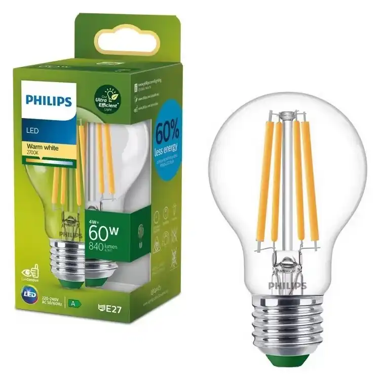 LED Žárovka ULTRAEFFICIENT VINTAGE Philips A60 E27/4W/230V 2700K Poslední Šance