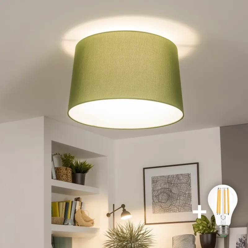 Cenová Bomba Brilagi - LED Přisazený lustr CERIA 1xE27/40W/230V pr. 45 cm zelená