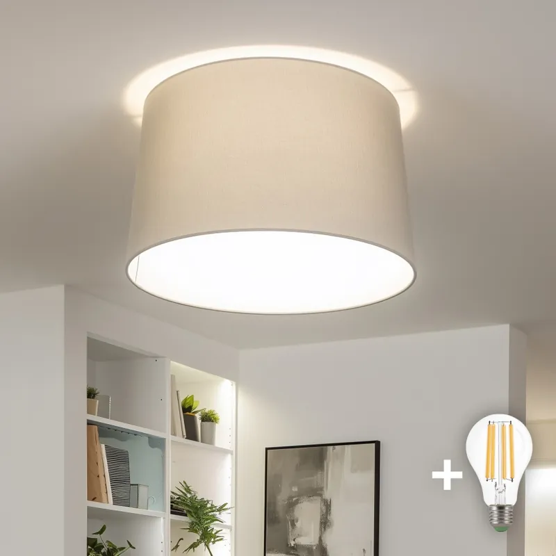 Zlevněný Brilagi - LED Přisazený lustr CERIA 1xE27/40W/230V pr. 45 cm šedá