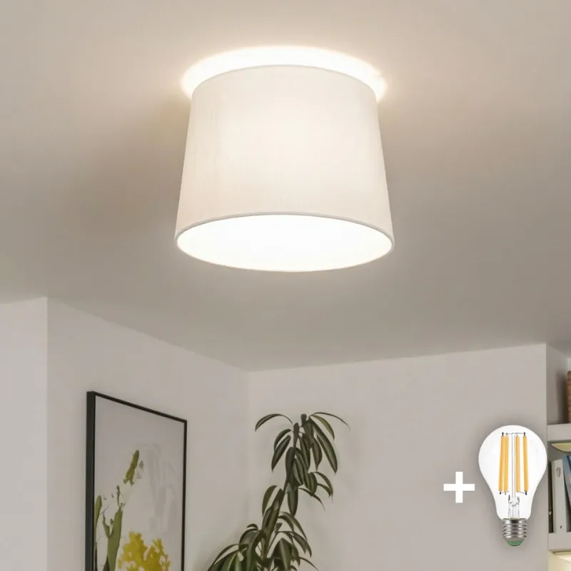 Brilagi - LED Přisazený lustr CERIA 1xE27/40W/230V pr. 30 cm bílá Sezónní Sleva