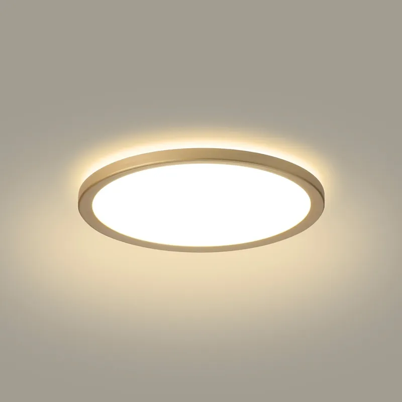 Brilagi - LED Koupelnové stropní svítidlo ULTRA SLIM LED/12W/230V pr. 22,5 cm zlatá IP54 Nejlepší Cena