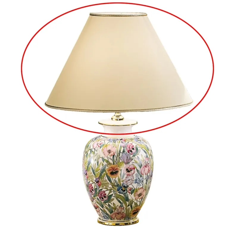 Novinka Kolarz 0014.S02 - Náhradní stínidlo ke stolní lampě GIARDINO E27 pr. 40 cm béžová