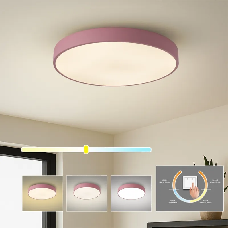 Top Prodej Brilagi - LED Stropní svítidlo POOL LED/60W/230V 3000/4000/6000K pr. 50 cm růžová