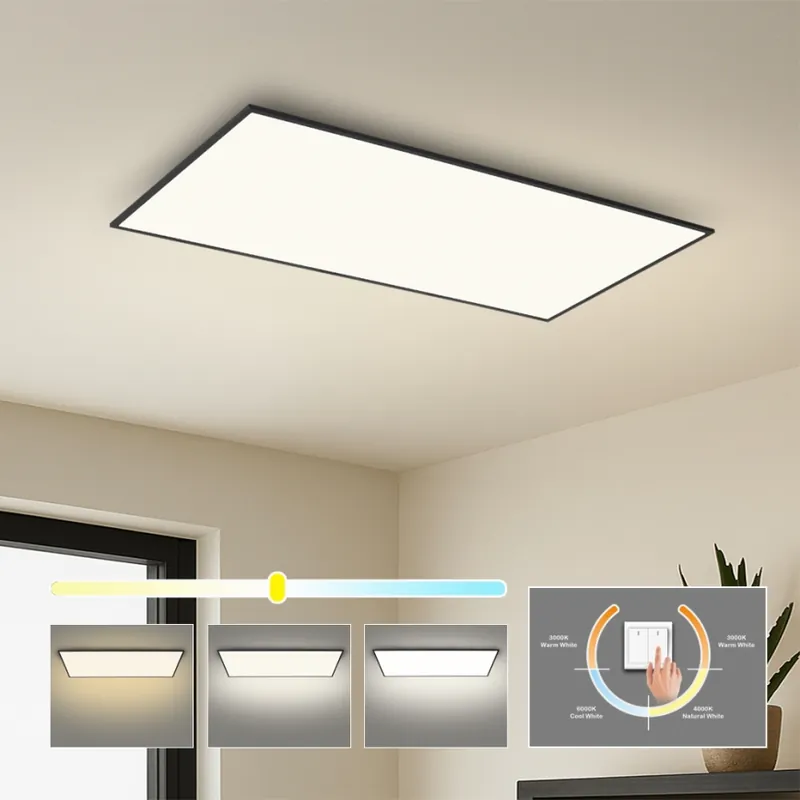 Nejprodávanější Brilagi - LED Stropní svítidlo SLIMFRAME LED/80W/230V 120x60 cm 3000/4000/6000K černá