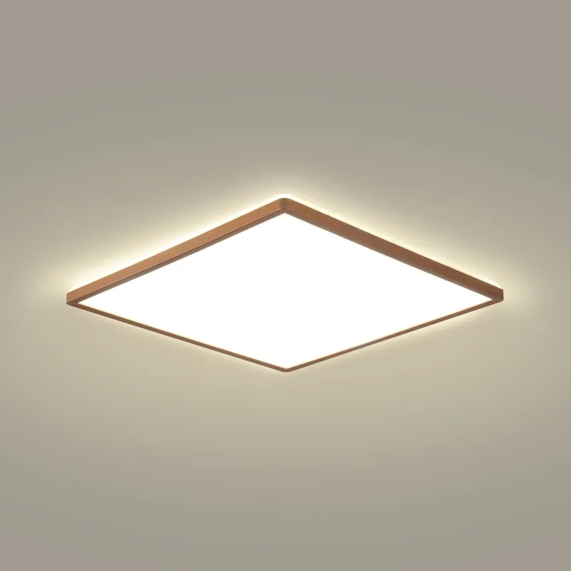 Brilagi - LED Koupelnové stropní svítidlo ULTRA SLIM LED/24W/230V 42x42 cm rose gold IP54 Oblíbený