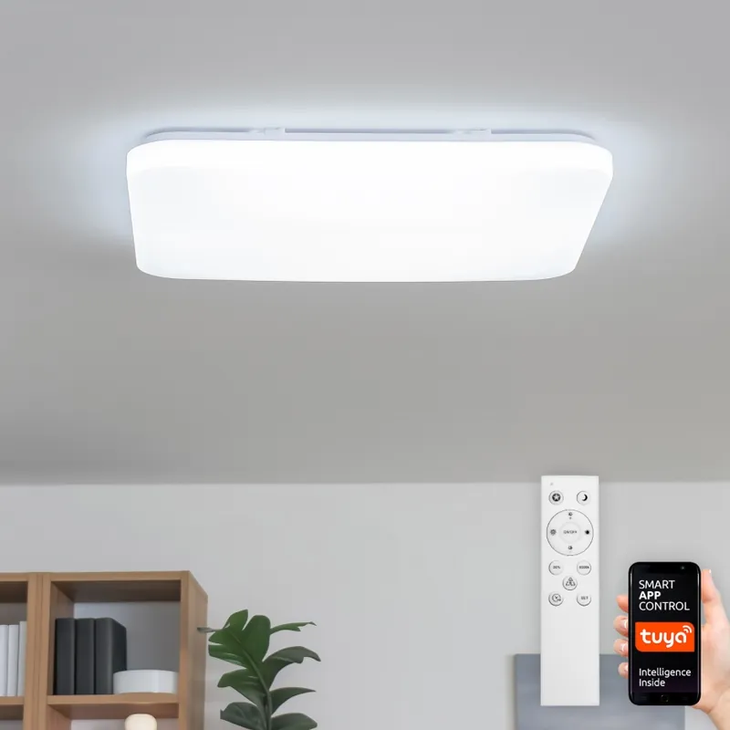 Brilagi - LED Stmívatelné stropní svítidlo SMART LED/36W/230V 53x53 cm 3000-6000K Wi-Fi Tuya Beacon + dálkové ovládání Speciální Cena