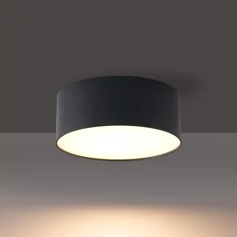 Brilagi - LED Koupelnové stropní svítidlo FORIS LED/9W/230V pr. 9 cm černá IP44 Pouze Dnes