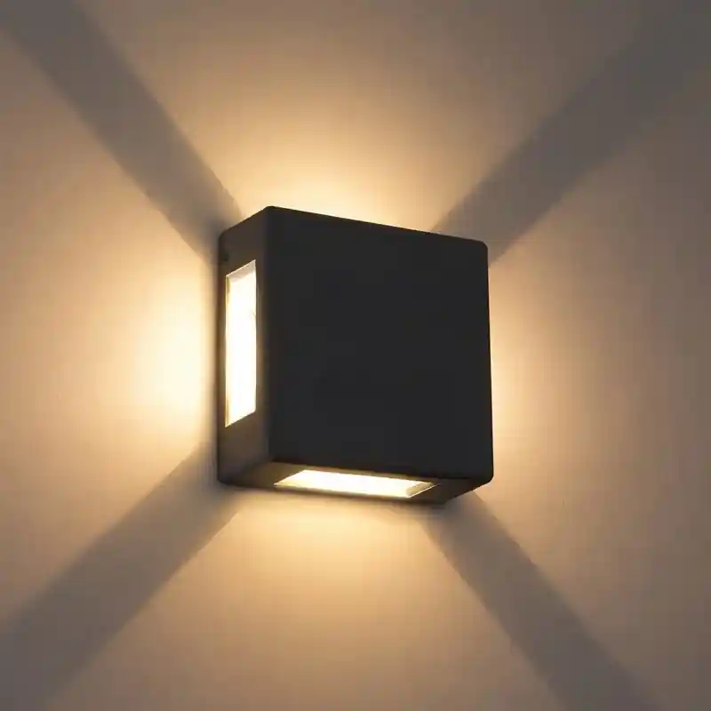 Brilagi - LED Venkovní nástěnné svítidlo QUADRAY LED/6W/230V antracit IP54 Levný
