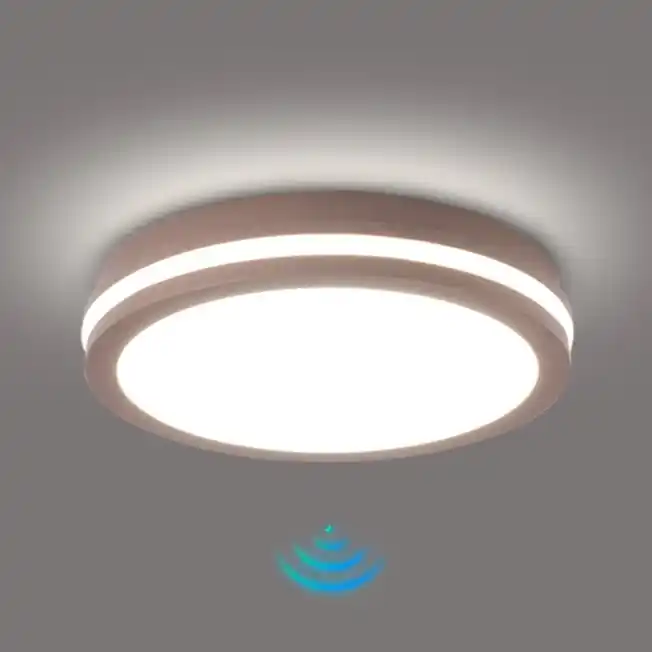 Hit Sezóny Brilagi - LED Venkovní svítidlo se senzorem BENE LED/24W/230V pr. 26 cm hnědá IP54