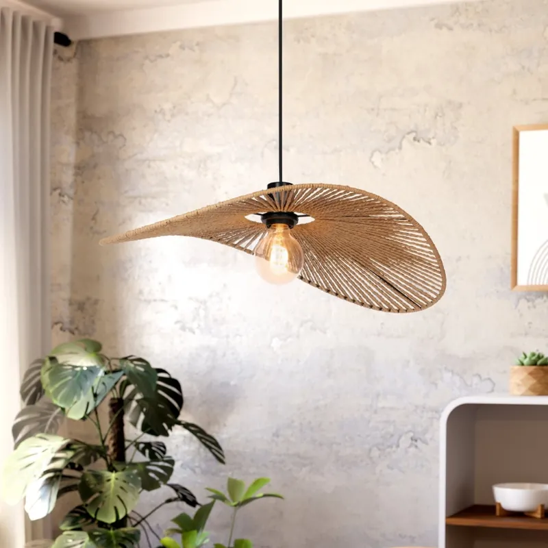 Eglo - Lustr na lanku 1xE27/42W/230V 56 cm hnědá/černá Rychlé Dodání