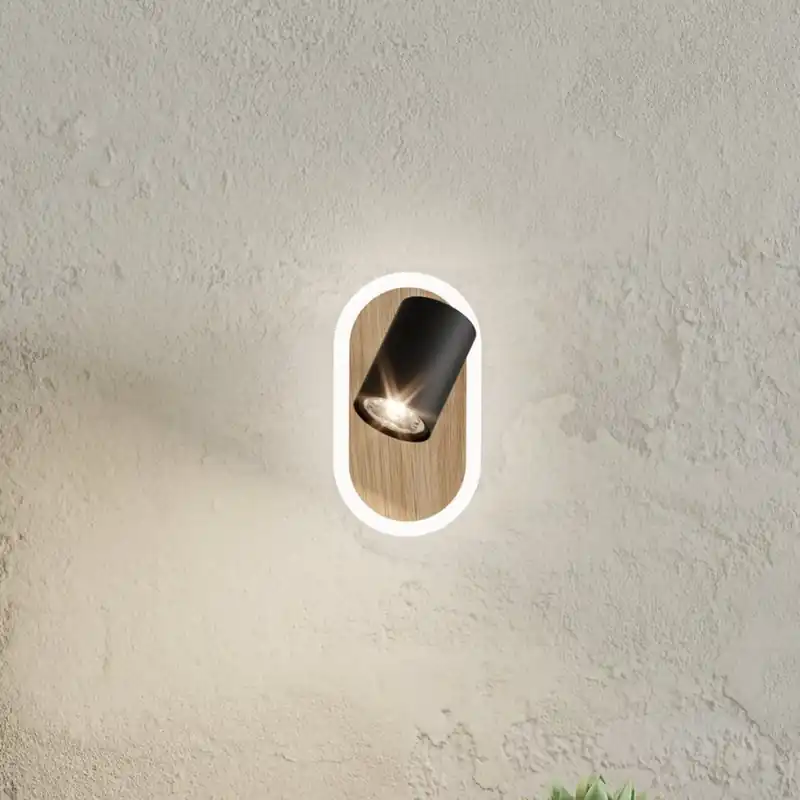Eglo - LED Nástěnné bodové svítidlo LED/7W/230V hnědá/černá Odeslání Ihned