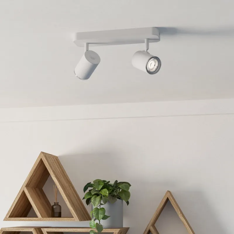 Výhodná Nabídka Eglo - Koupelnové bodové svítidlo 2xGU10/5W/230V IP44 bílá
