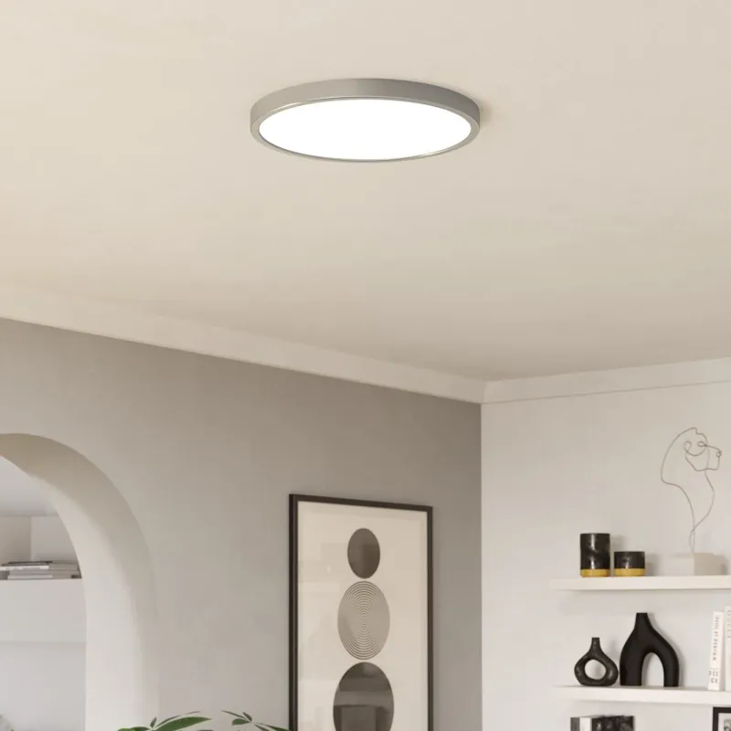 Originální Eglo - LED Stropní svítidlo LED/17W/230V 2700/4000/6500K pr. 38,9 cm matný chrom