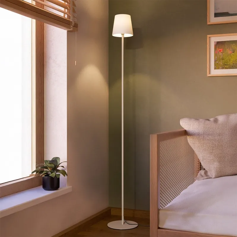 Eglo - Stojací lampa 1xE14/7,5W/230V krémová/bílá Pouze Dnes
