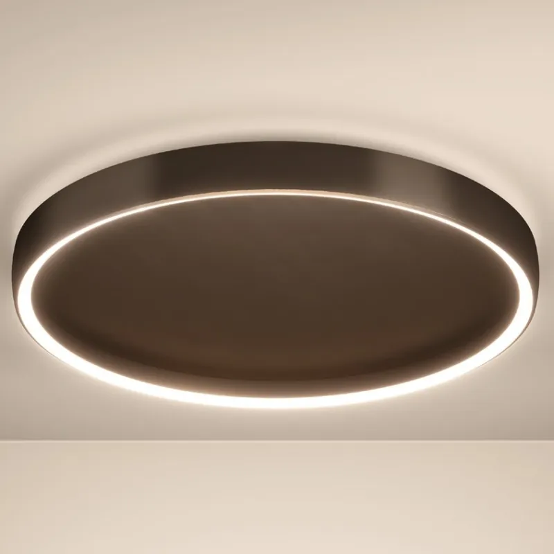 Víkendová Akce Eglo - LED Stmívatelné stropní svítidlo LED/10W/230V + 4xLED/9,5W 2200-6500K pr. 55 cm hnědá + dálkové ovládání